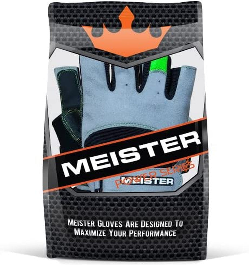 Elevate Your Workout with Meister's Gel-Padded Wrist Wrap Weight Lifting Gloves