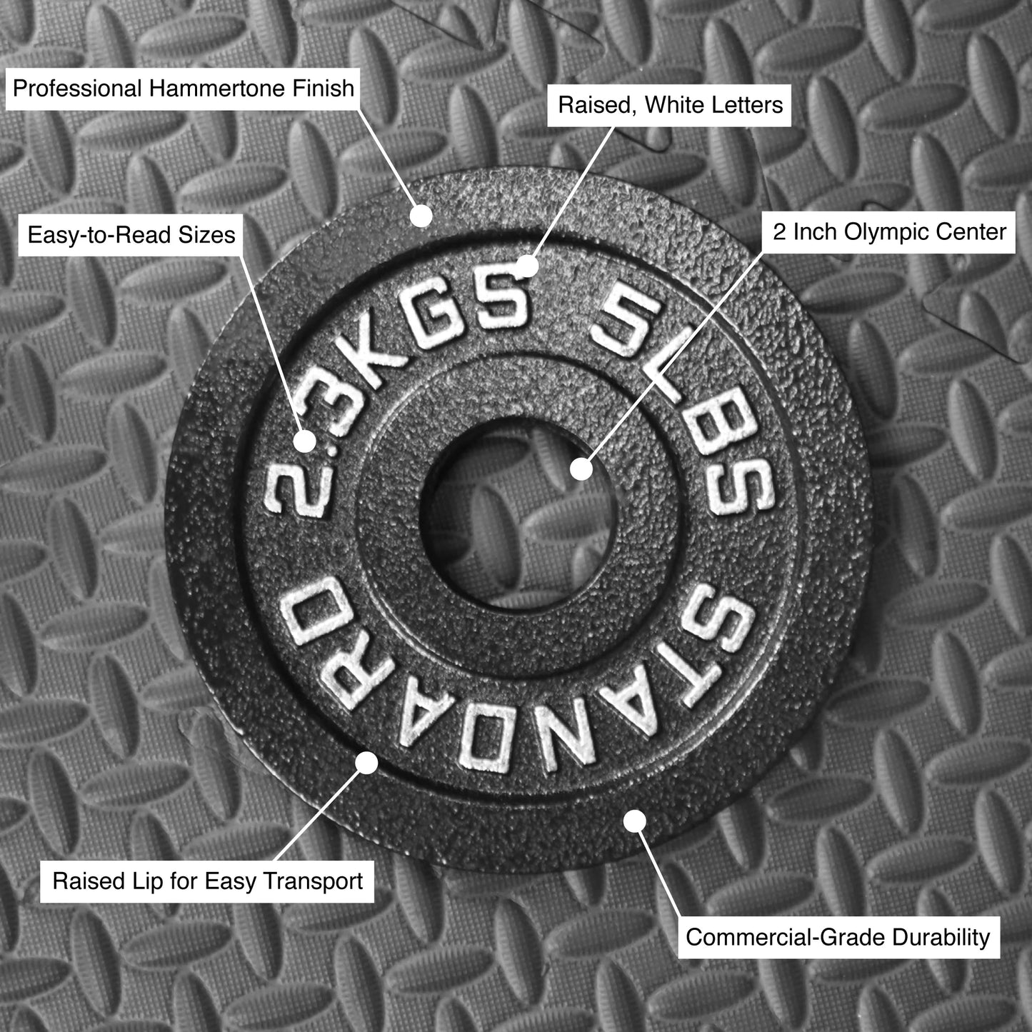 Elevate Your Strength Training with the Premium 175Lb Steel Olympic Plates Set - Perfect for Powerlifting and Weight Lifting Enthusiasts!