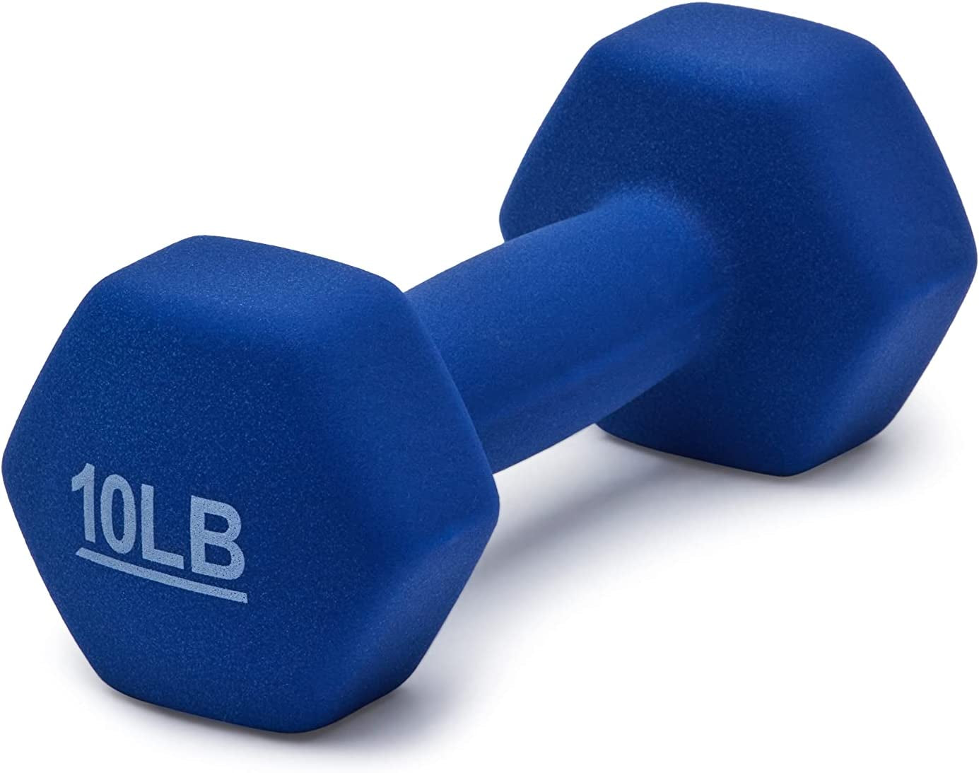 Elevate Your Workout with Our Durable 10 lb Neoprene Dumbbell Set - Perfect for Strength Training and Muscle Toning