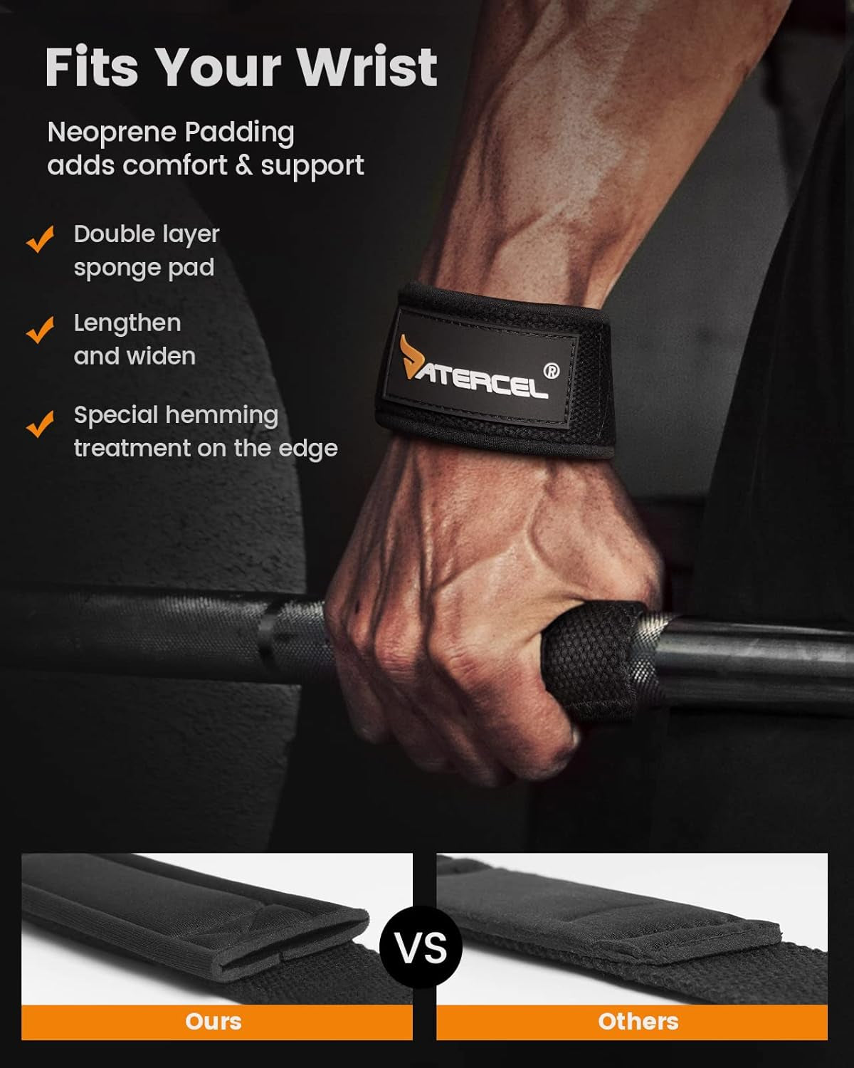 Elevate Your Lifting Game with Pro Gym Reaper Lifting Straps - Durable, Anti-Slip, and Perfect for Deadlifts & Pull-Ups