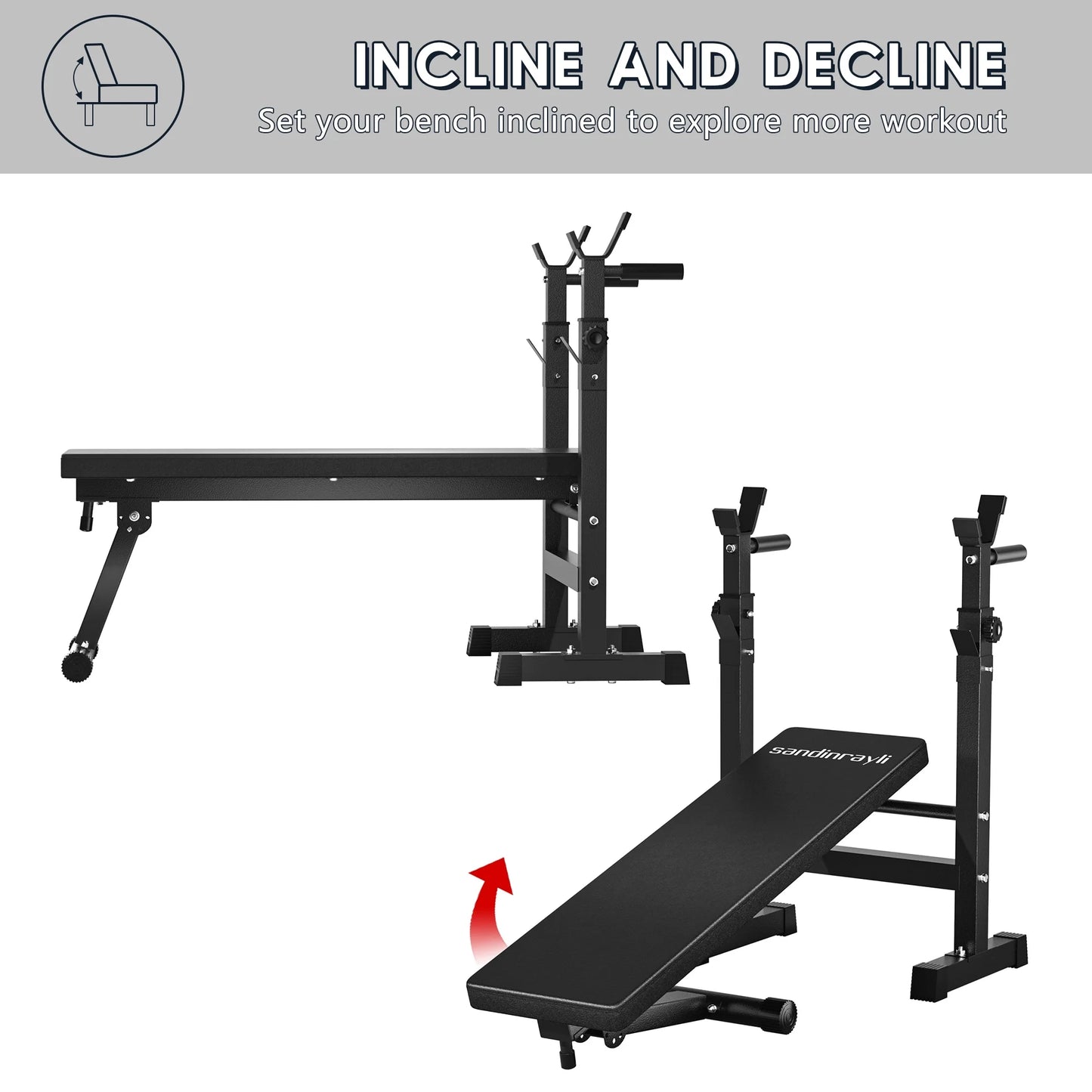 Transform Your Home Workouts with the Ultimate Foldable Adjustable Weight Bench - Compact and Versatile for Muscle Building