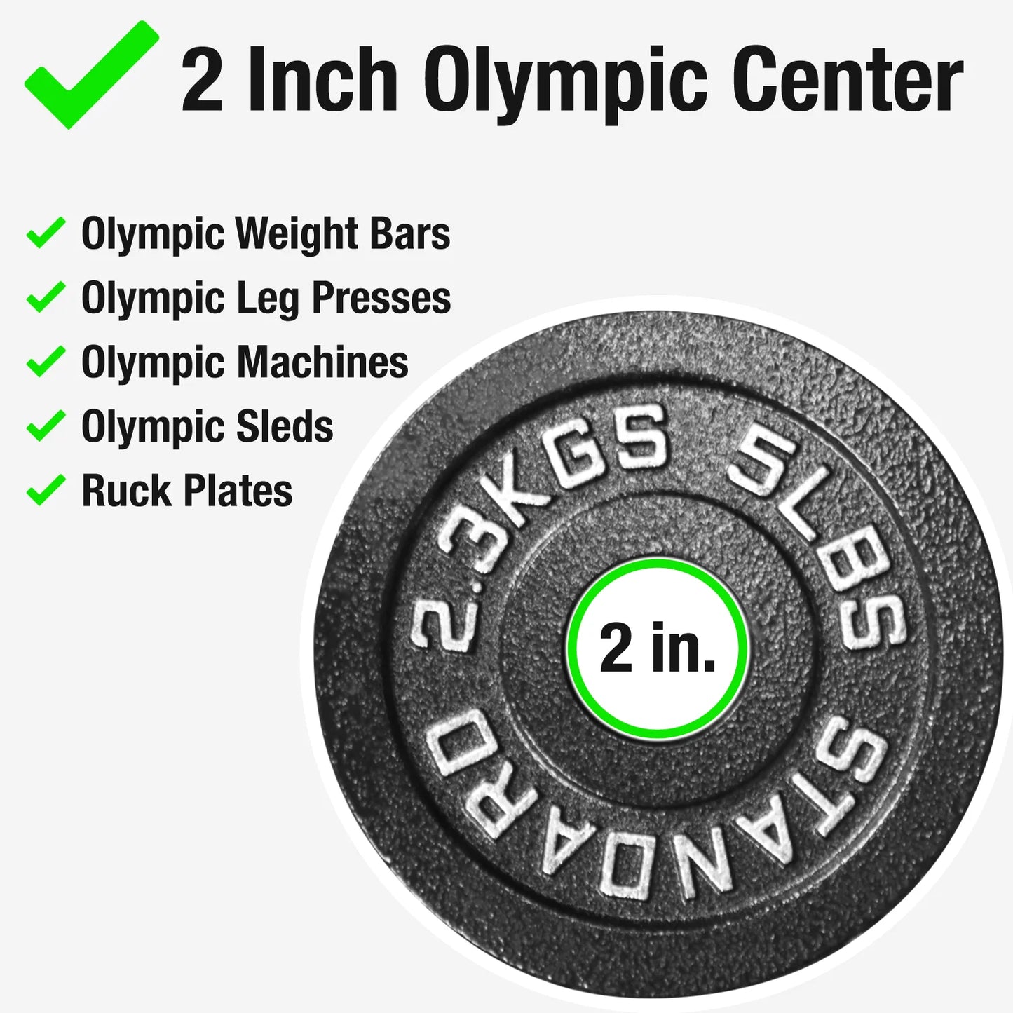 Elevate Your Strength Training with the Premium 175Lb Steel Olympic Plates Set - Perfect for Powerlifting and Weight Lifting Enthusiasts!