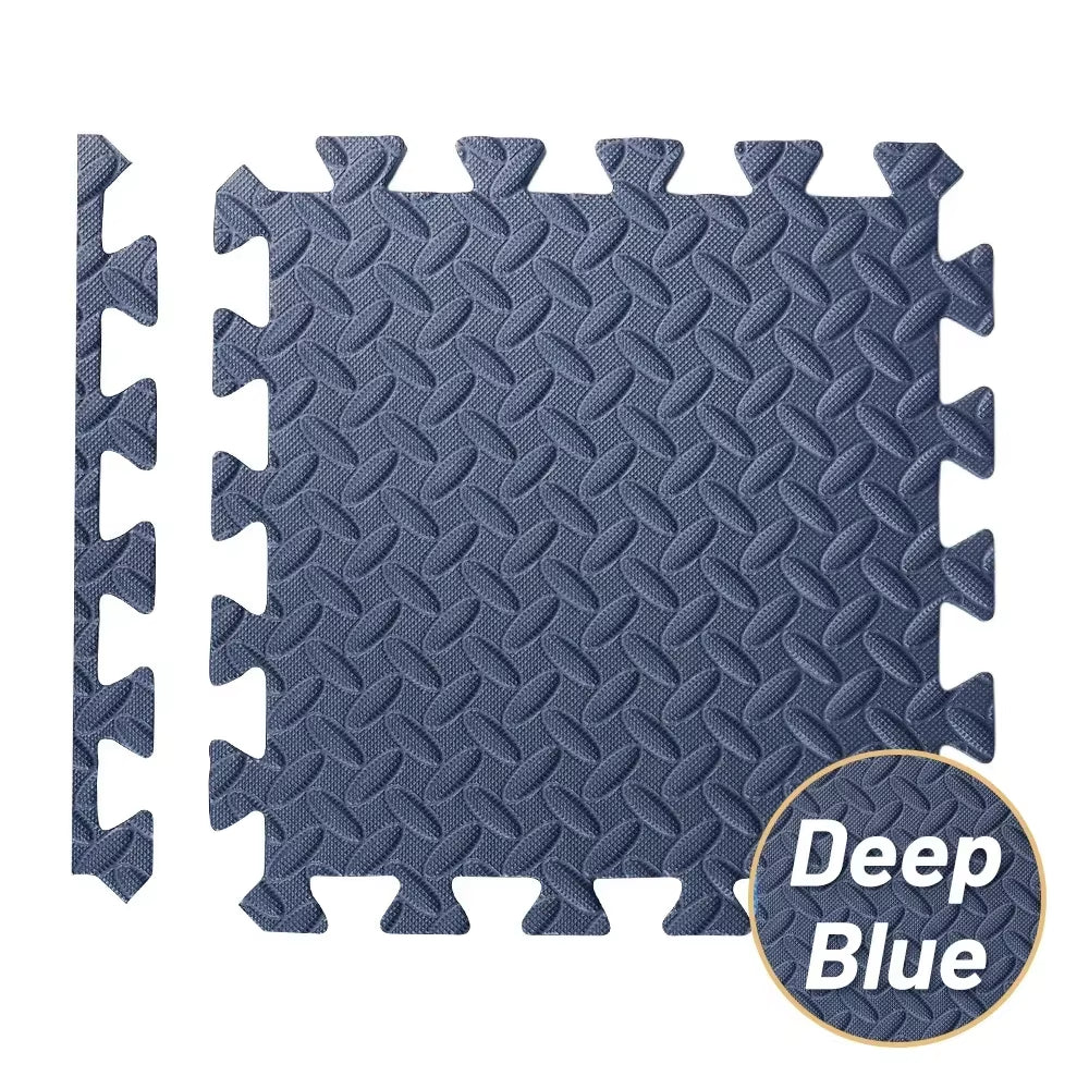Transform Your Home Gym with 4~20Pcs Puzzle Fitness Mat - Non-Slip EVA Interlocking Foam Tiles for Kids and Adults!