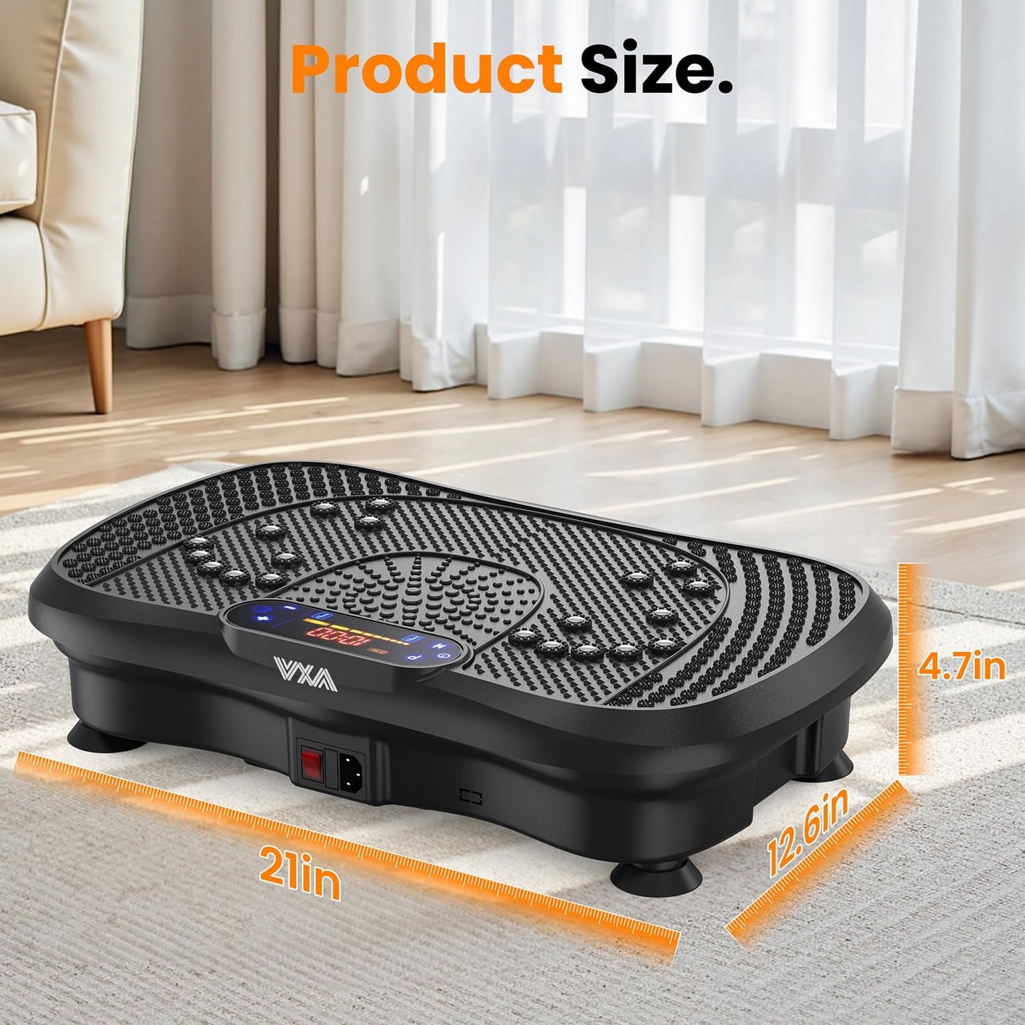 Transform Your Body with the AXV Vibration Plate Fitness Machine - Ultimate Full-Body Shaker for Weight Loss and Muscle Tone