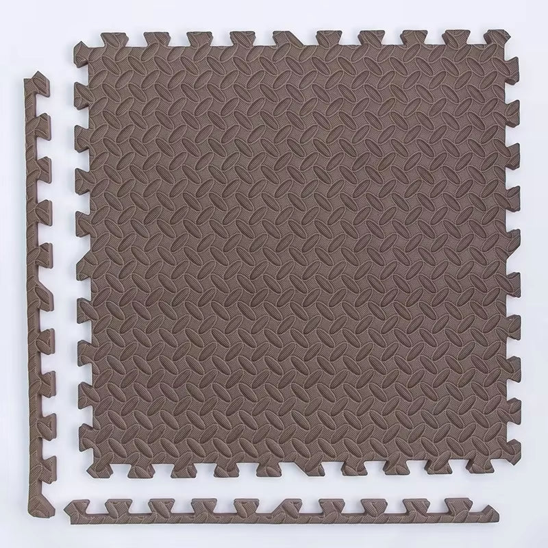 Transform Your Home Gym with 4~20Pcs Puzzle Fitness Mat - Non-Slip EVA Interlocking Foam Tiles for Kids and Adults!
