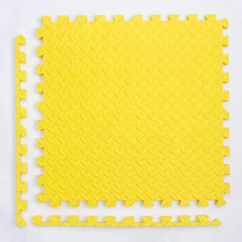 Transform Your Home Gym with 4~20Pcs Puzzle Fitness Mat - Non-Slip EVA Interlocking Foam Tiles for Kids and Adults!