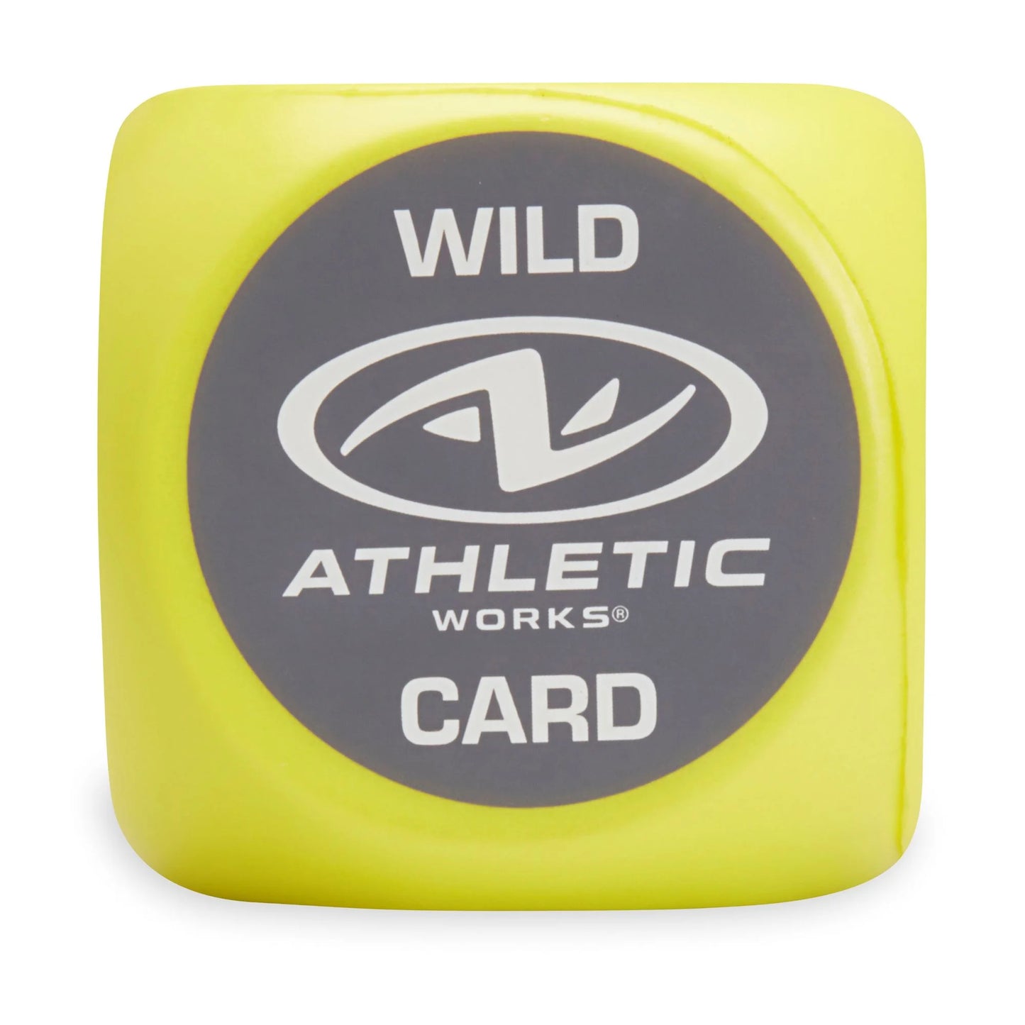 Revitalize Your Workout with Athletic Works 6-Sided Foam Exercise Dice - 2 Count in Vibrant Yellow for Adults 18+