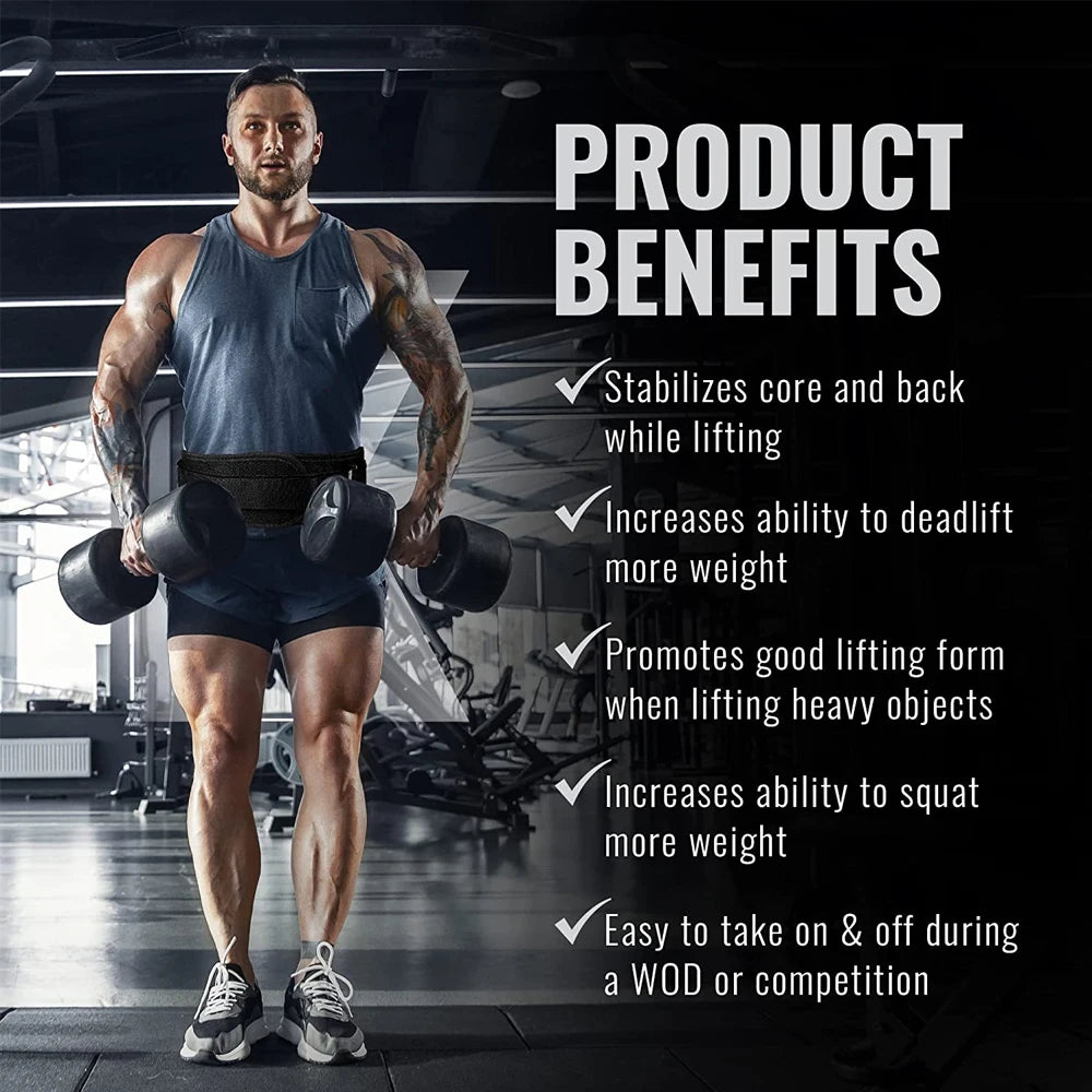 Maximize Your Strength with Our Sports Fitness Weight Lifting Waist Belts - Ultimate Support for Powerlifting, Squats, and Gym Workouts