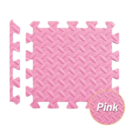 Transform Your Home Gym with 4~20Pcs Puzzle Fitness Mat - Non-Slip EVA Interlocking Foam Tiles for Kids and Adults!