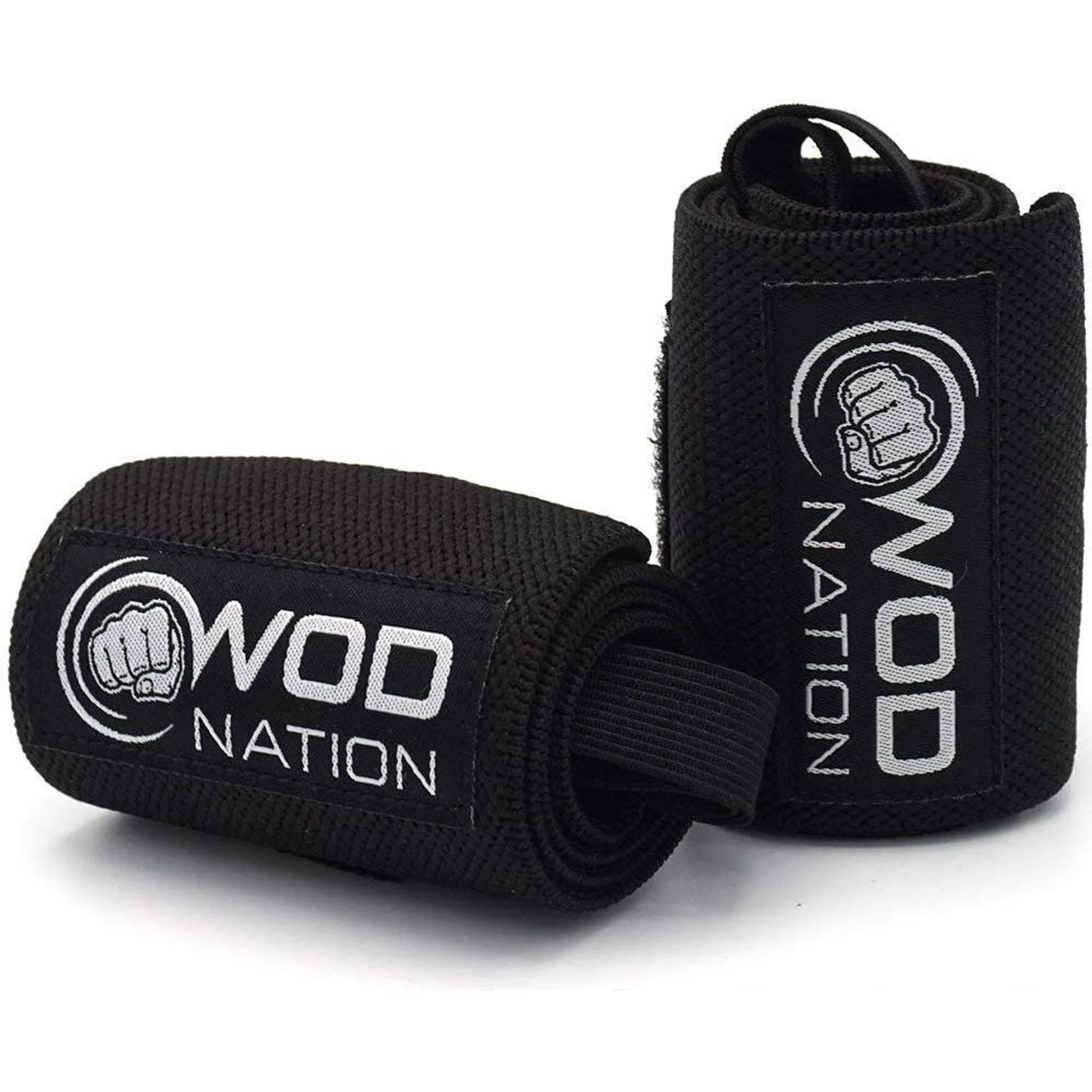 Elevate Your Lifts with Professional 12-Inch Wrist Wraps & Straps - Ultimate Support for Powerlifting and Weightlifting for Men & Women - Black
