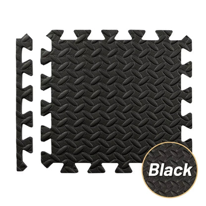 Transform Your Home Gym with 4~20Pcs Puzzle Fitness Mat - Non-Slip EVA Interlocking Foam Tiles for Kids and Adults!