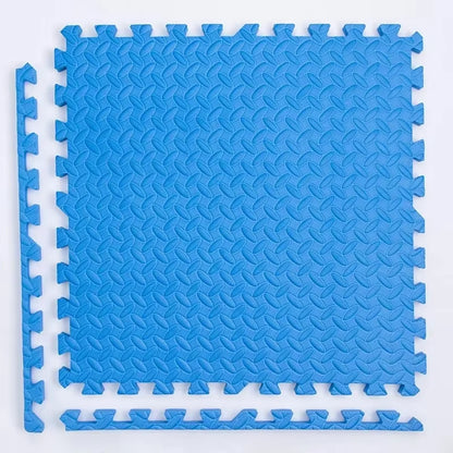 Transform Your Home Gym with 4~20Pcs Puzzle Fitness Mat - Non-Slip EVA Interlocking Foam Tiles for Kids and Adults!