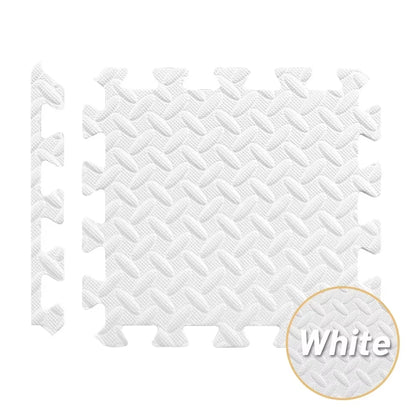 Transform Your Home Gym with 4~20Pcs Puzzle Fitness Mat - Non-Slip EVA Interlocking Foam Tiles for Kids and Adults!