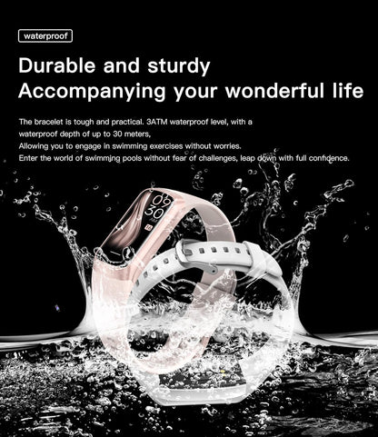 Revolutionary Health & Fitness Tracker for Men and Women - Stylish Amoled Display, IP68 Waterproof, Heart Rate Monitor, and 25 Sports Modes for Ultimate Wellness