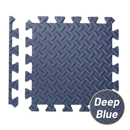 Transform Your Home Gym with 4~20Pcs Puzzle Fitness Mat - Non-Slip EVA Interlocking Foam Tiles for Kids and Adults!