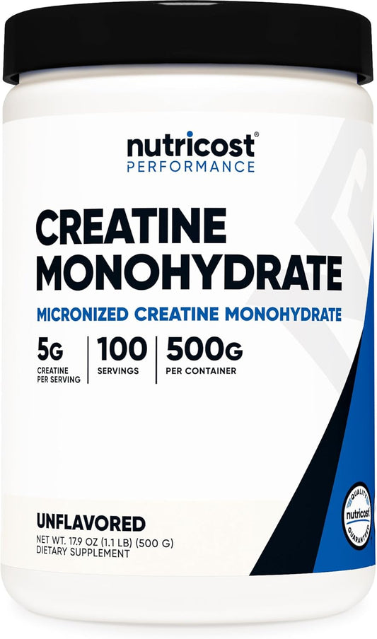 Unleash Your Strength with Our Premium Creatine Monohydrate Micronized Powder - 500G for Ultimate Muscle Growth and Endurance!