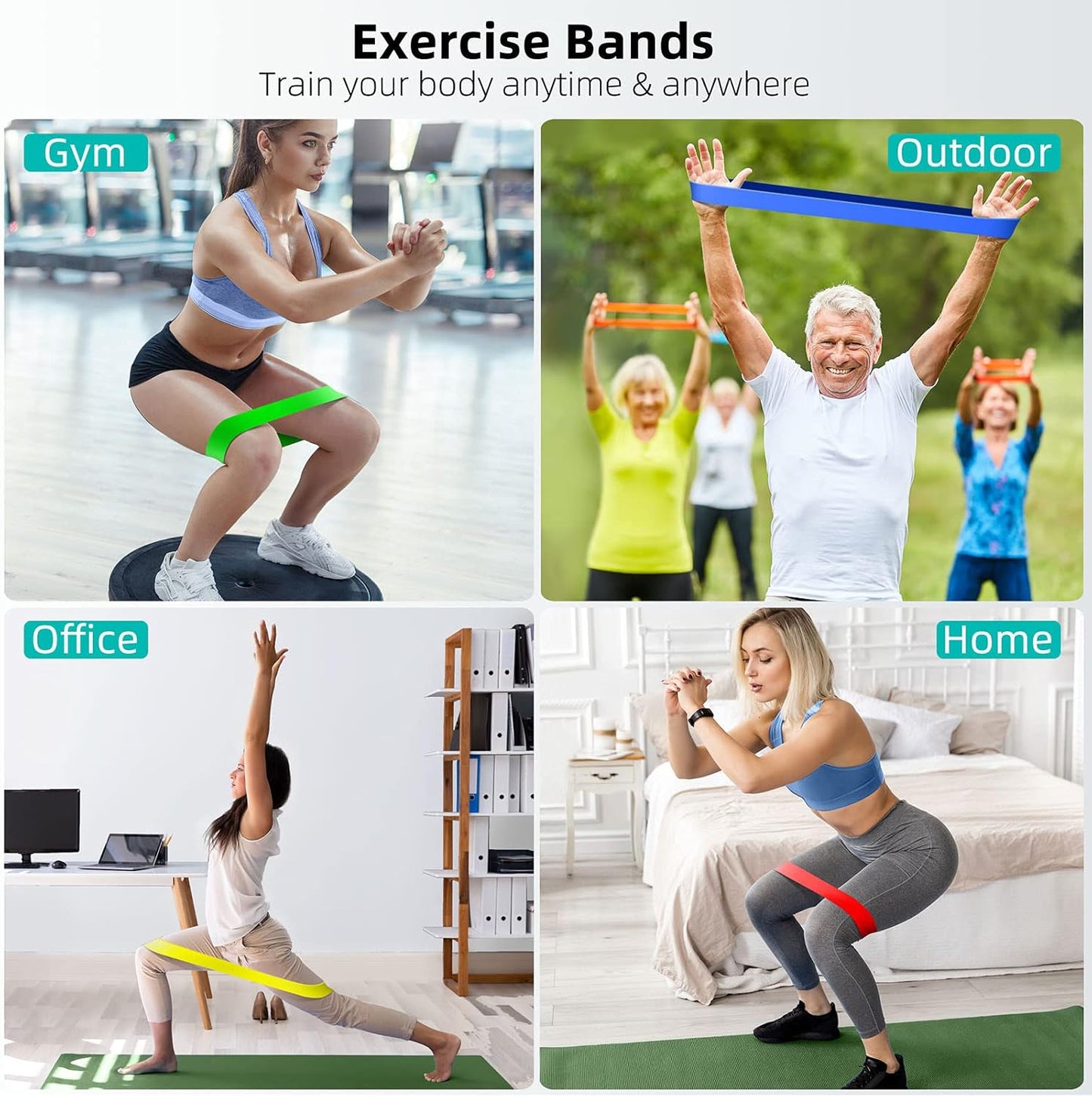 Ultimate Resistance Bands Set for Versatile Workouts - Perfect for Strength Training, Yoga, and Physical Therapy