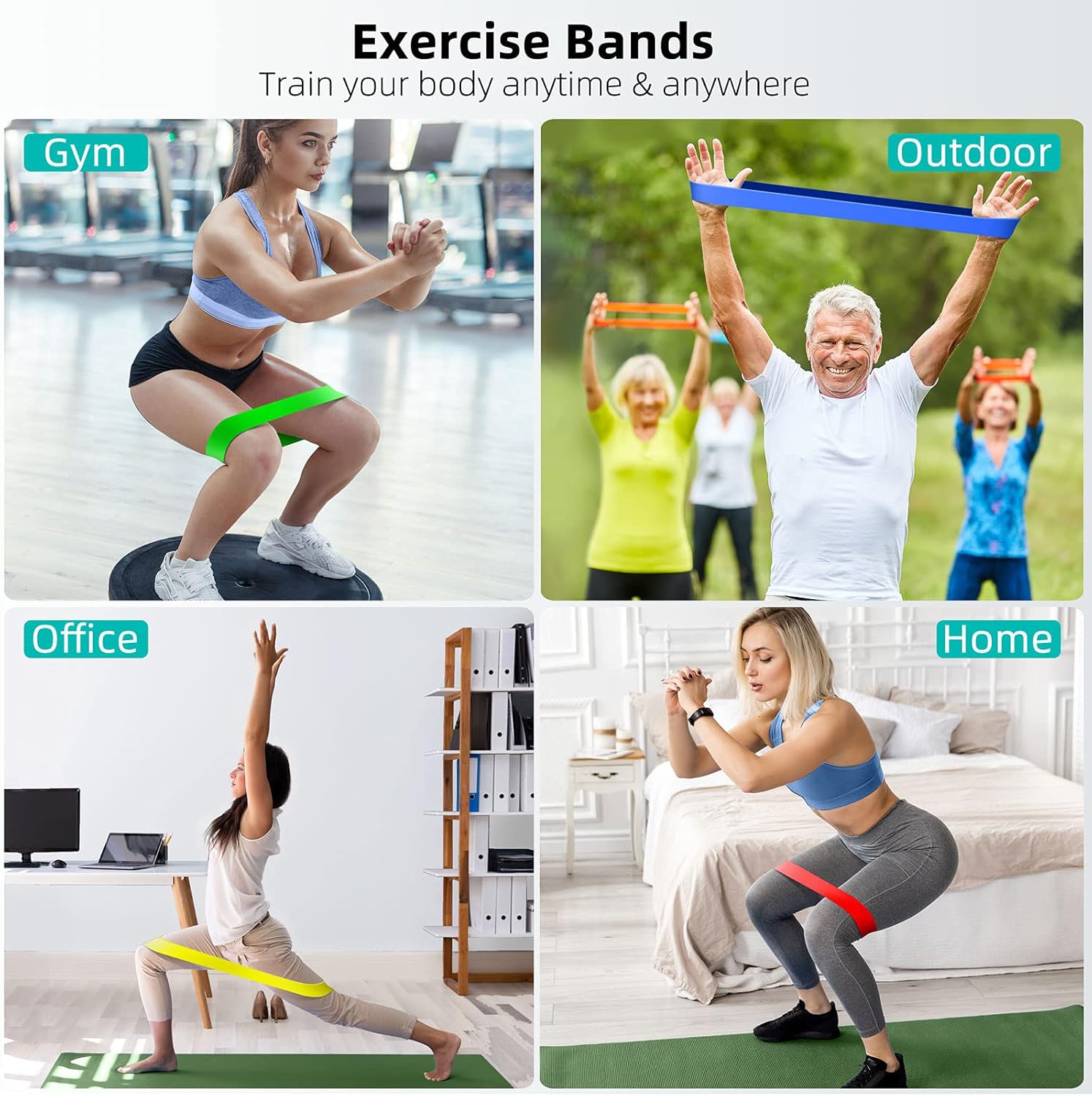 Ultimate Resistance Bands Set for Versatile Workouts - Perfect for Strength Training, Yoga, and Physical Therapy