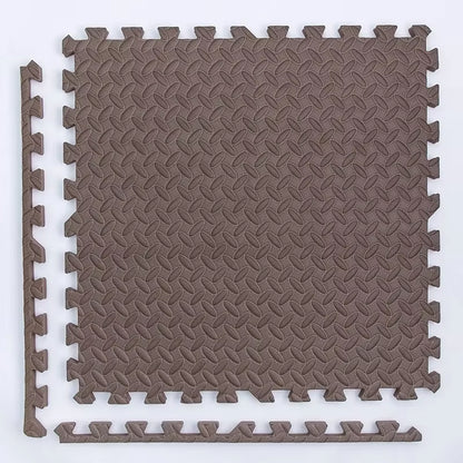 Transform Your Home Gym with 4~20Pcs Puzzle Fitness Mat - Non-Slip EVA Interlocking Foam Tiles for Kids and Adults!